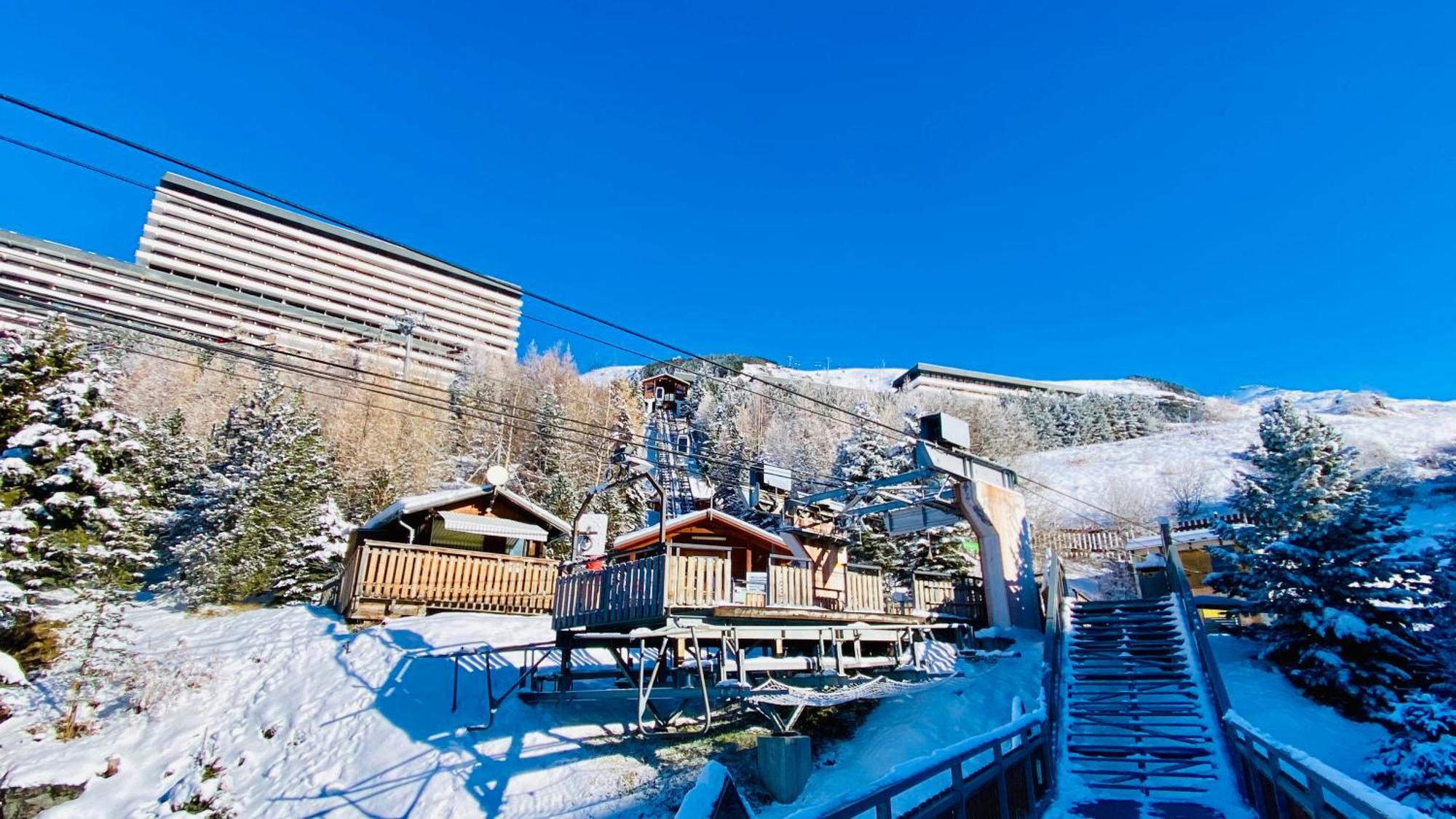 Les Menuires Centre! Chaleureux Studio Sur Les Pistes! Saint-Martin-de-Belleville Ngoại thất bức ảnh