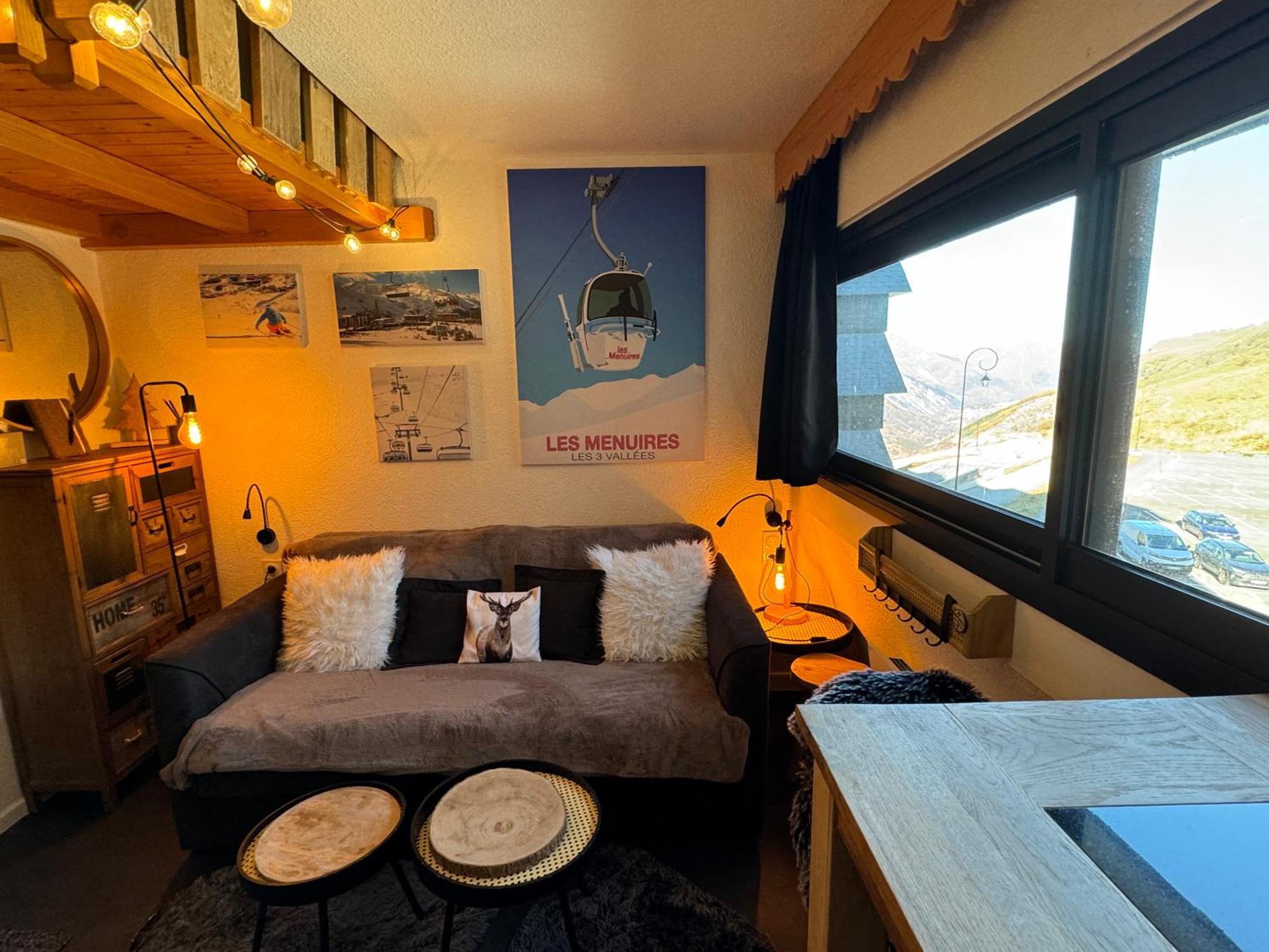 Les Menuires Centre! Chaleureux Studio Sur Les Pistes! Saint-Martin-de-Belleville Ngoại thất bức ảnh