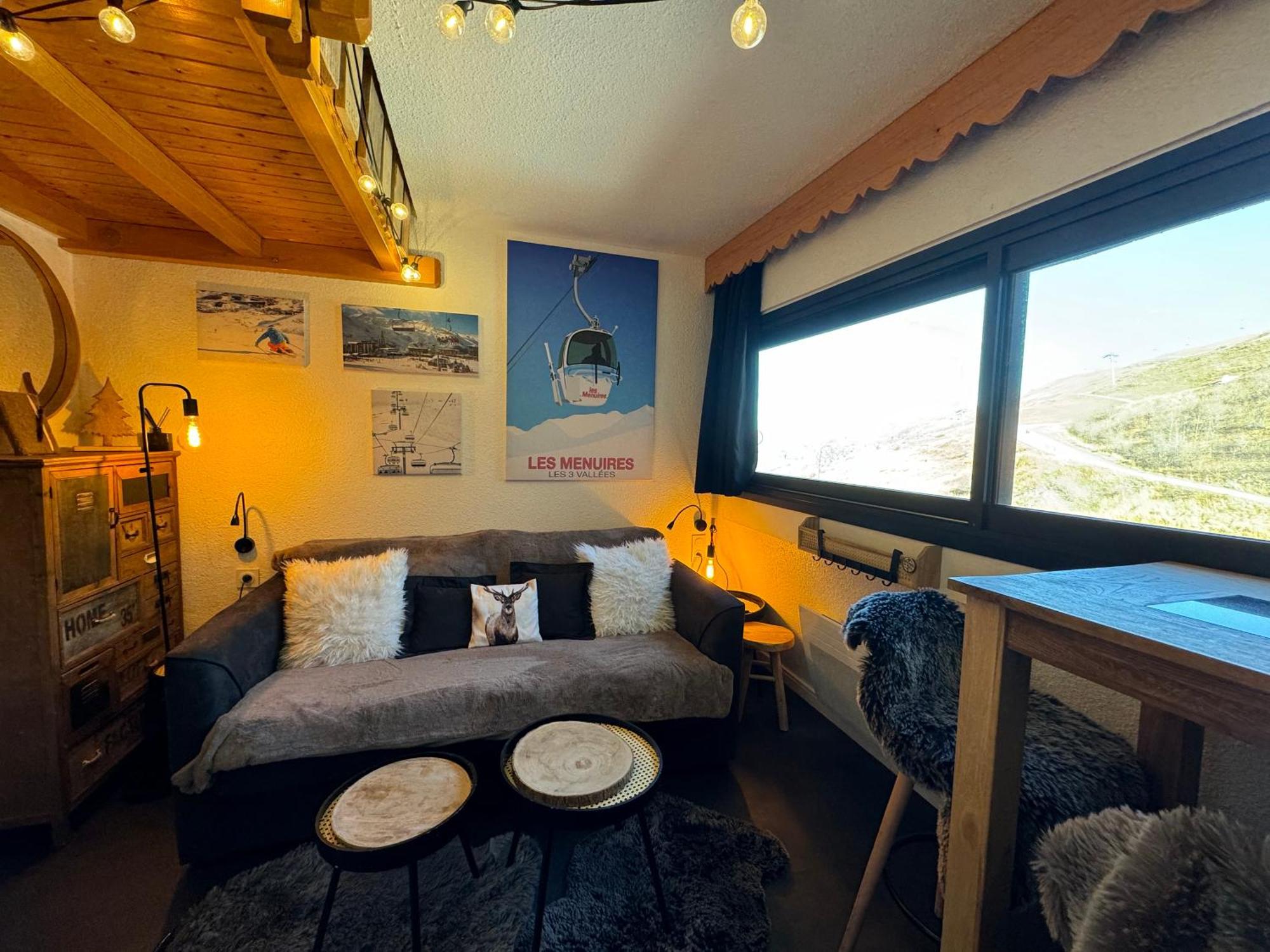 Les Menuires Centre! Chaleureux Studio Sur Les Pistes! Saint-Martin-de-Belleville Ngoại thất bức ảnh