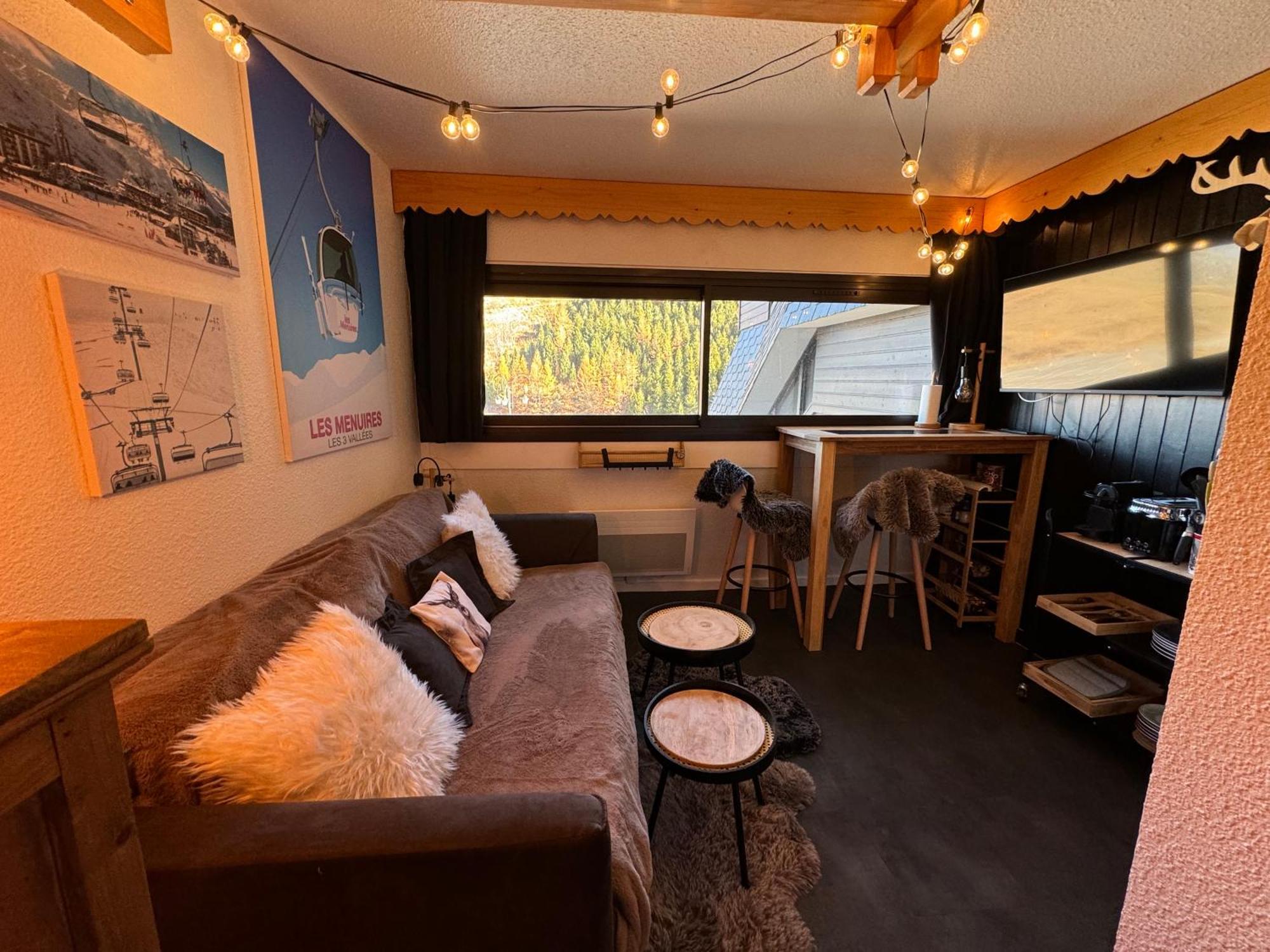 Les Menuires Centre! Chaleureux Studio Sur Les Pistes! Saint-Martin-de-Belleville Ngoại thất bức ảnh